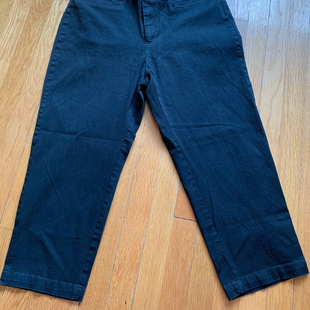 Docker’s stretch black cotton pants